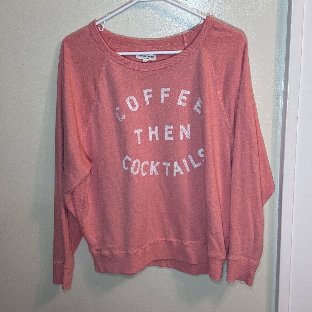 Women's Pink Graphic Sweater size: M